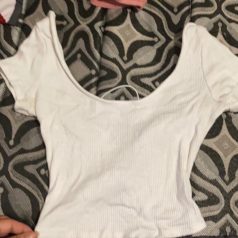 Windsor white crop top